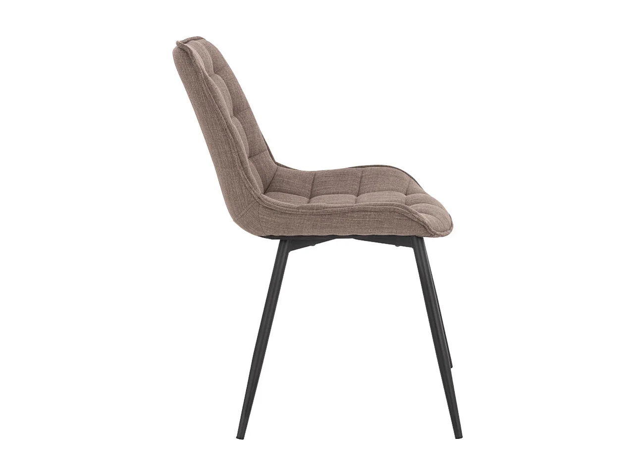 Home Deluxe Chaise rembourrée IKALO gris/marron Quantité : 6