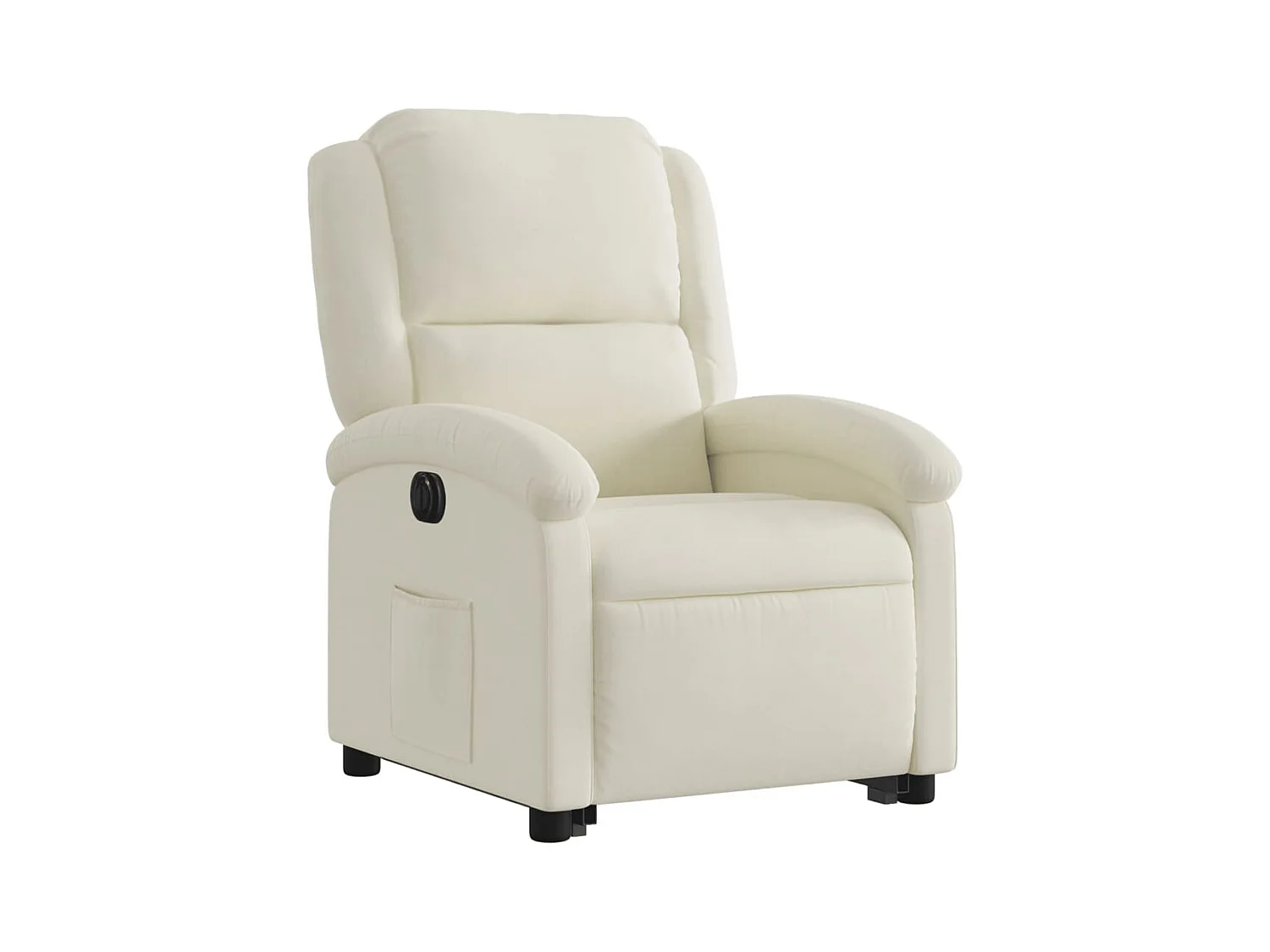 Fauteuil relax TV fonction crème 71 x 86.5 x 99.5 cm DEC028297