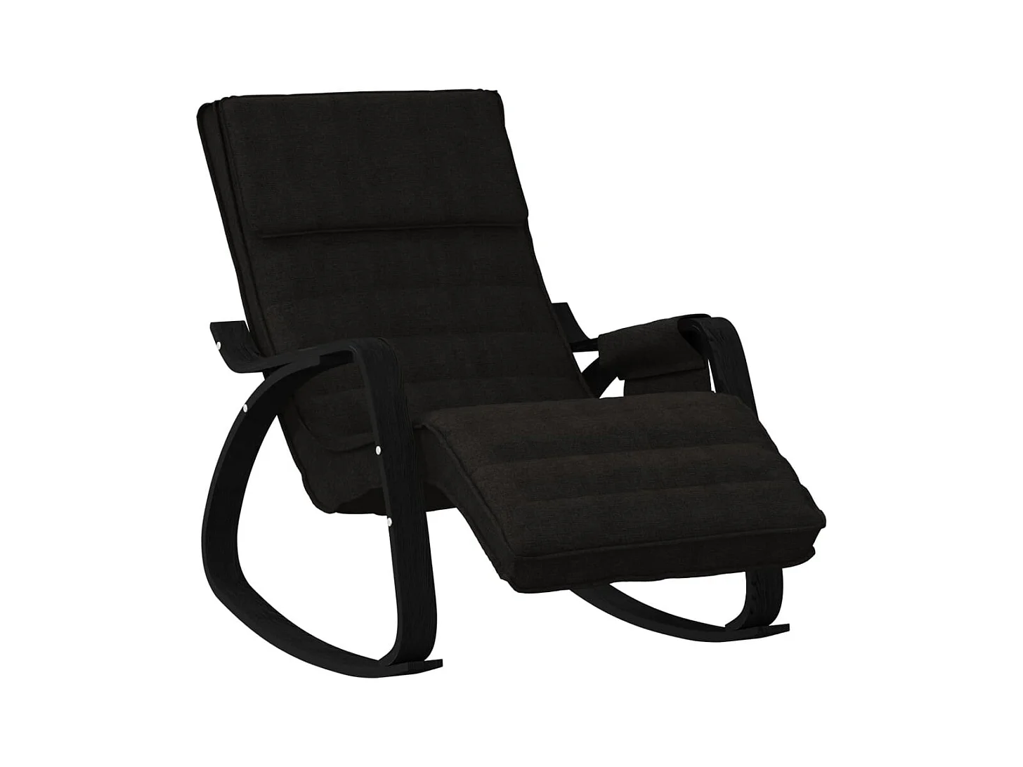 Fauteuil à bascule d'allaitement tissu noire 67 x 80 x 88 cm DEC029051