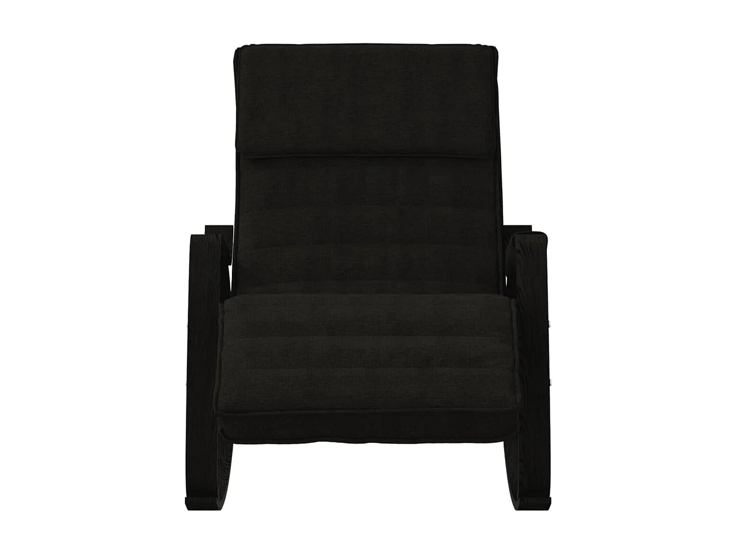 Fauteuil à bascule d'allaitement tissu noire 67 x 80 x 88 cm DEC029051