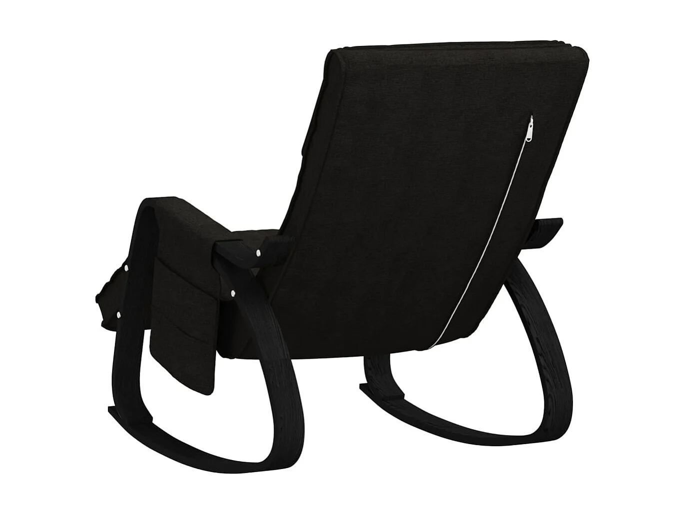 Fauteuil à bascule d'allaitement tissu noire 67 x 80 x 88 cm DEC029051