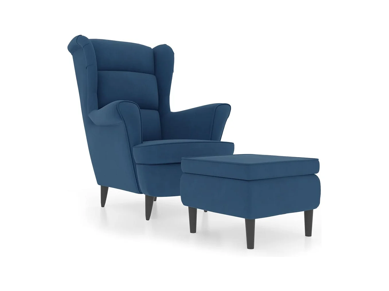 Fauteuils relax avec rebords bleue 78 x 90 x 96.5 cm DEC028689