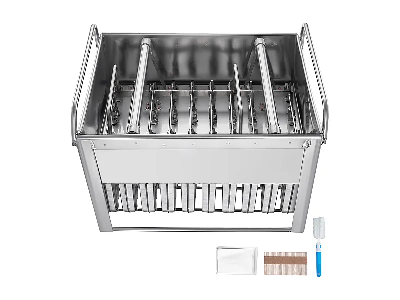 Moules à Glaces SucceBuy 40 Commerciales, Moules à Glace à Tête Ronde avec Double Fente - Idéales pour les Bars et les Restaurants