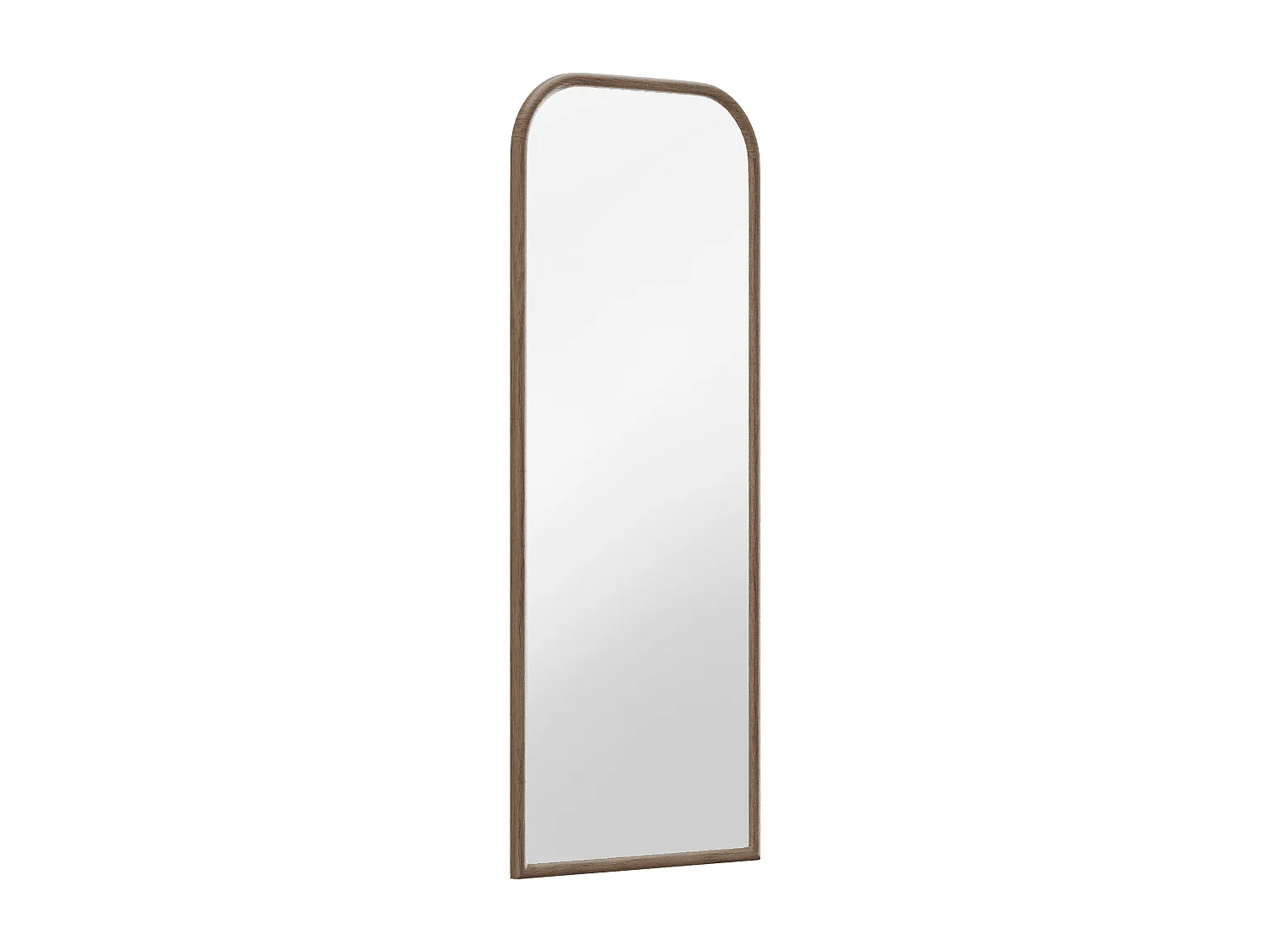 Grand miroir en bois d'hévéa - L. 60 x H. 160 cm - Naturel - SANYA