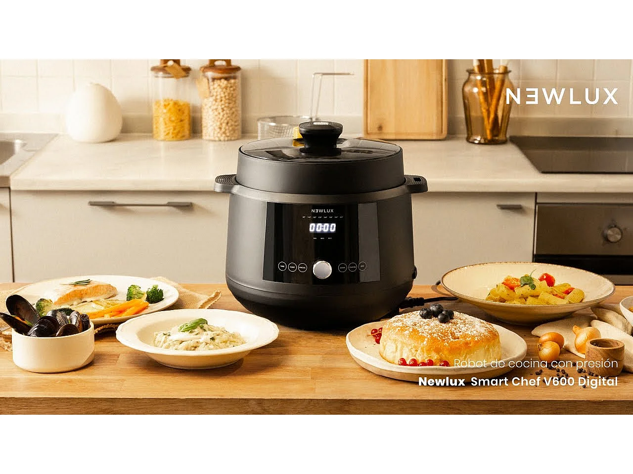 Olla Programable  SmartChef V600 Negro - Newlux