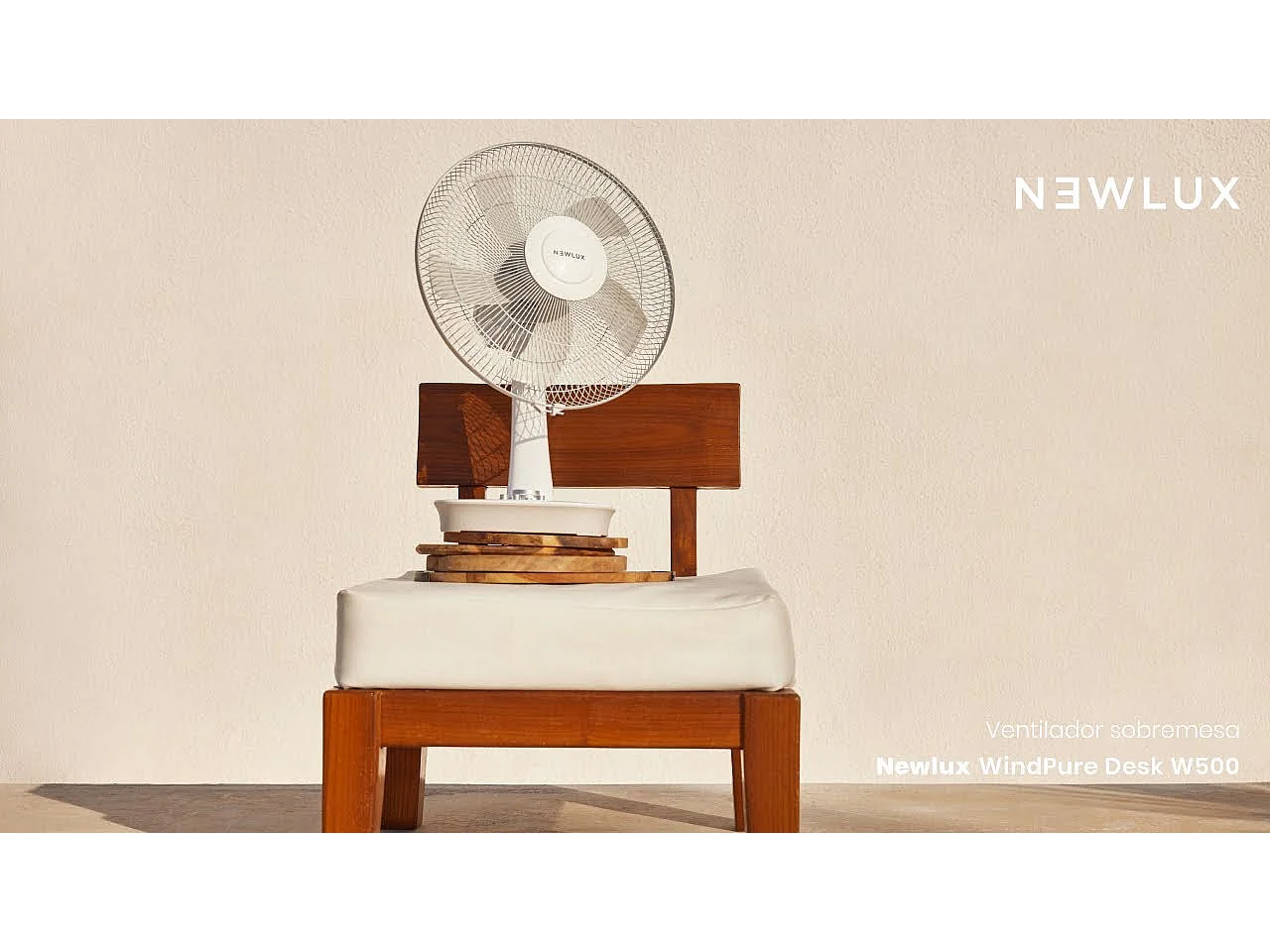 Ventilador de Sobremesa  Desk W500 Arcoiris - Newlux