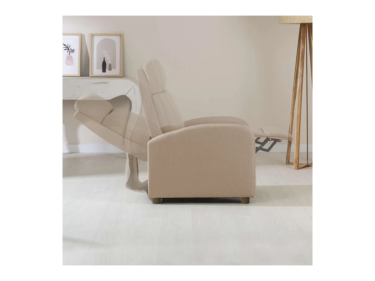 Sillón Relax  Verona Beige - Nalui