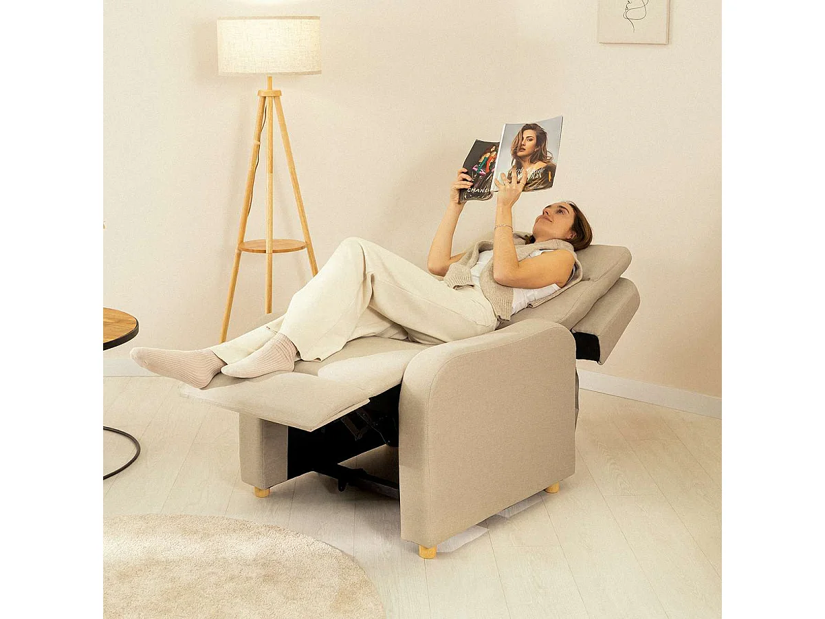 Sillón Relax  One Fabric Beige - Nalui