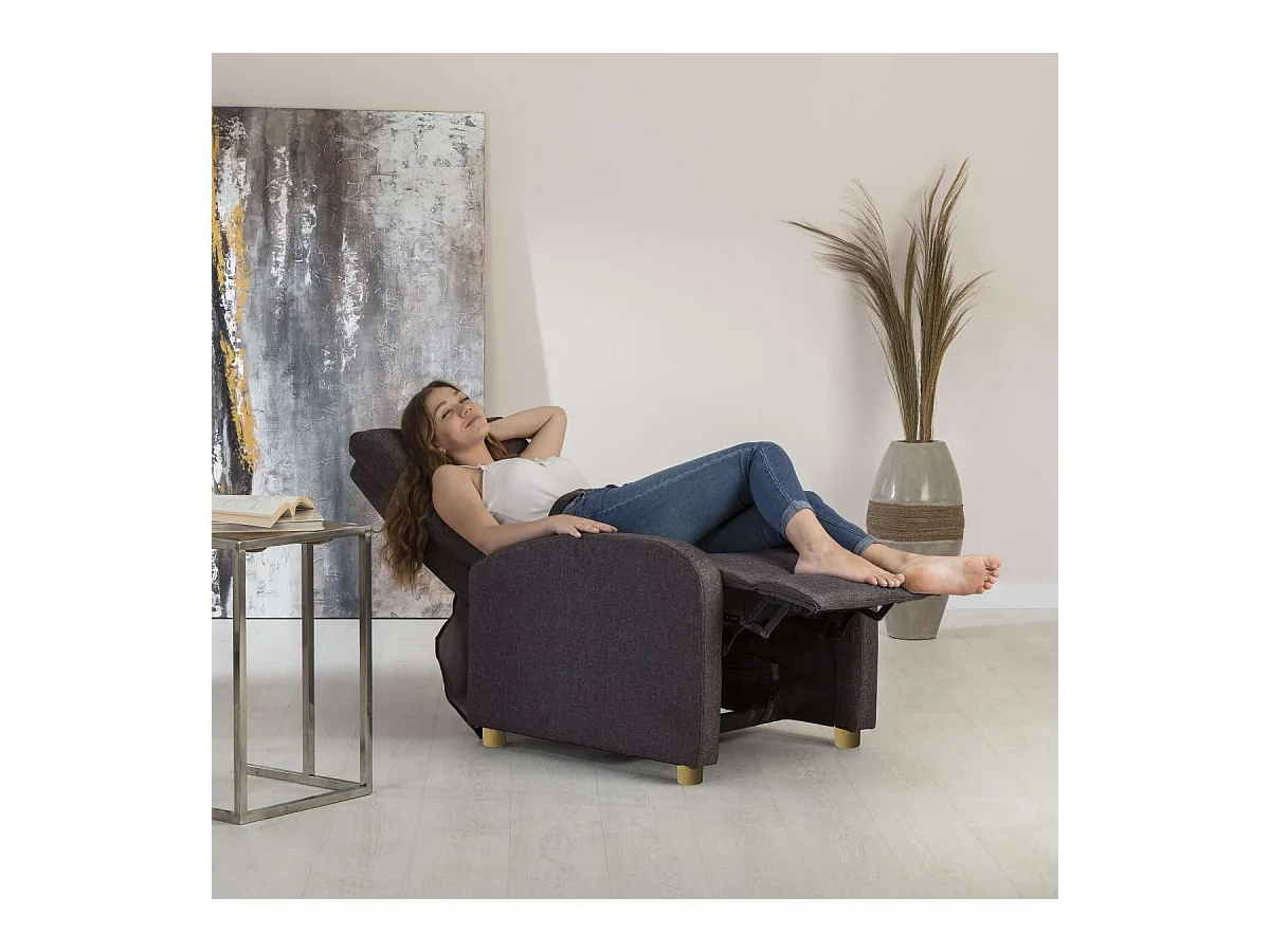 Sillón Relax  Verona Gris Marengo - Nalui