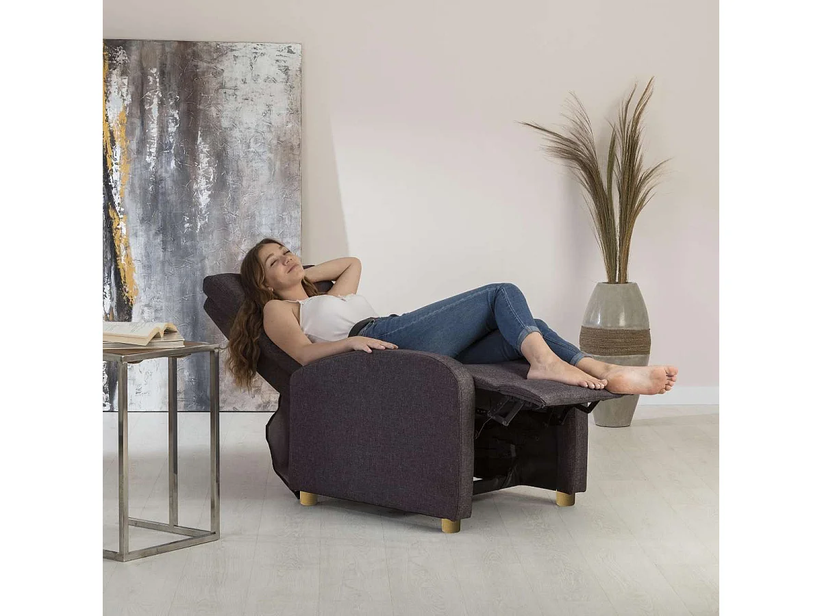 Sillón Relax  Verona Gris Marengo - Nalui