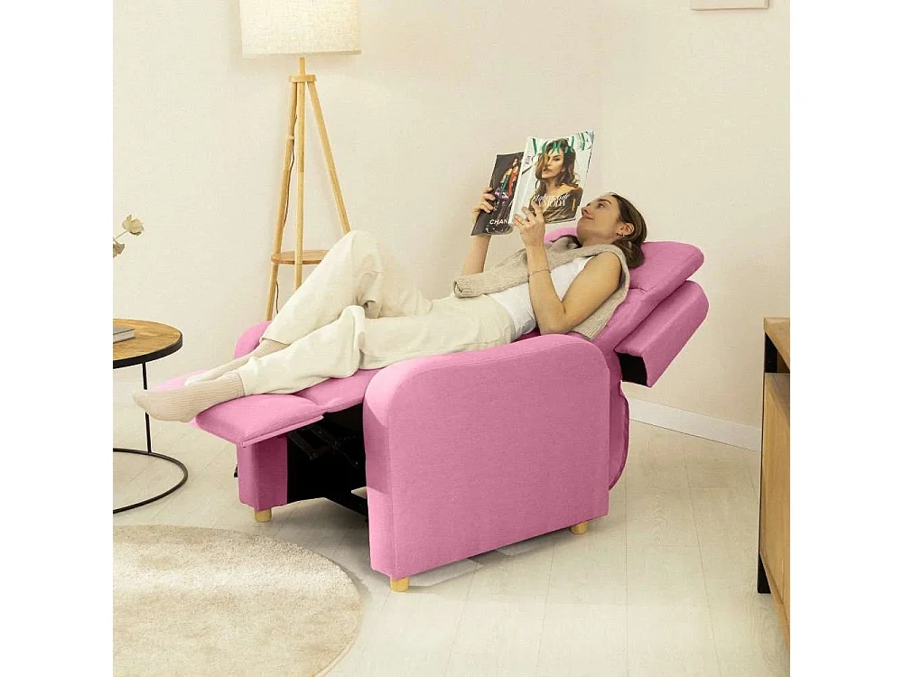 Sillón Relax  One Fabric Rosa - Nalui