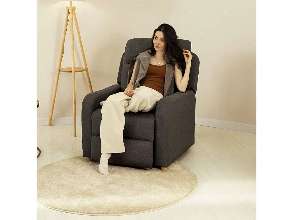 Sillón Relax  One Fabric Gris Antracita - Nalui