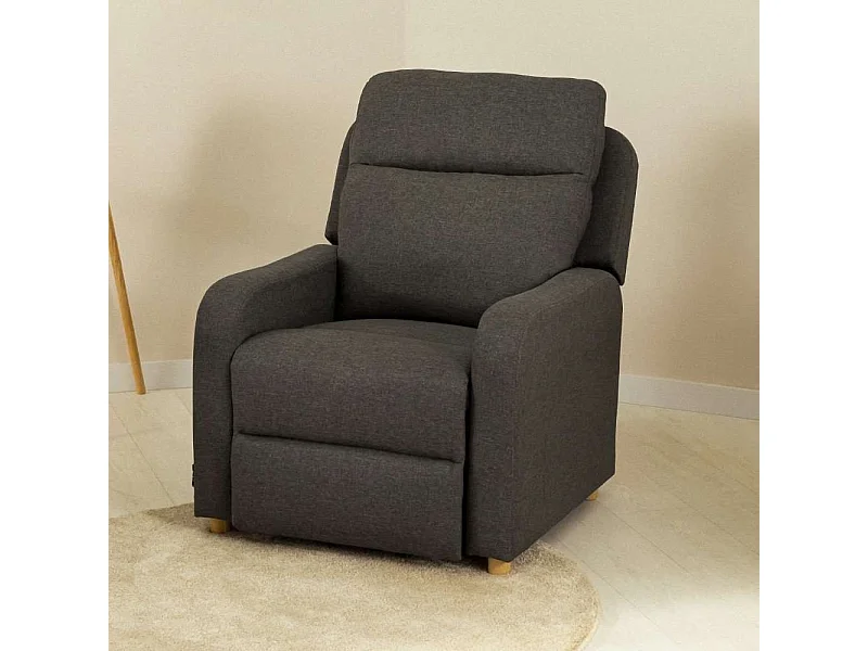 Sillón Relax  One Fabric Gris Antracita - Nalui