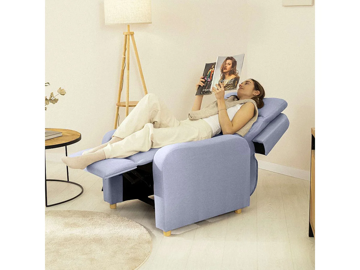 Sillón Relax  One Fabric Azul - Nalui