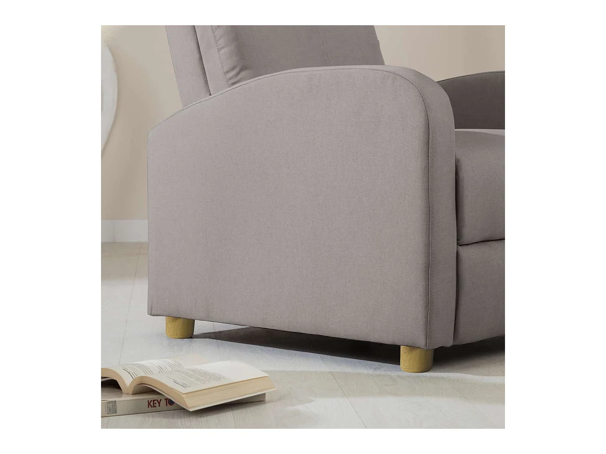 Sillón Relax  Verona Gris Claro - Nalui