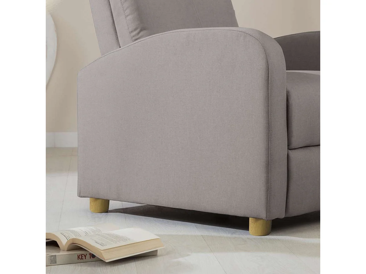 Sillón Relax  Verona Gris Claro - Nalui