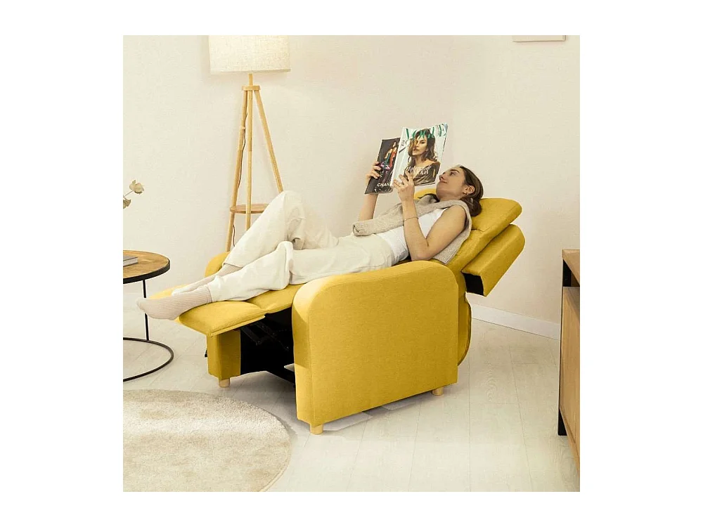 Sillón Relax  One Fabric Amarillo - Nalui
