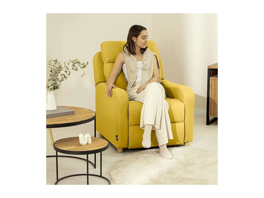 Sillón Relax  One Fabric Amarillo - Nalui