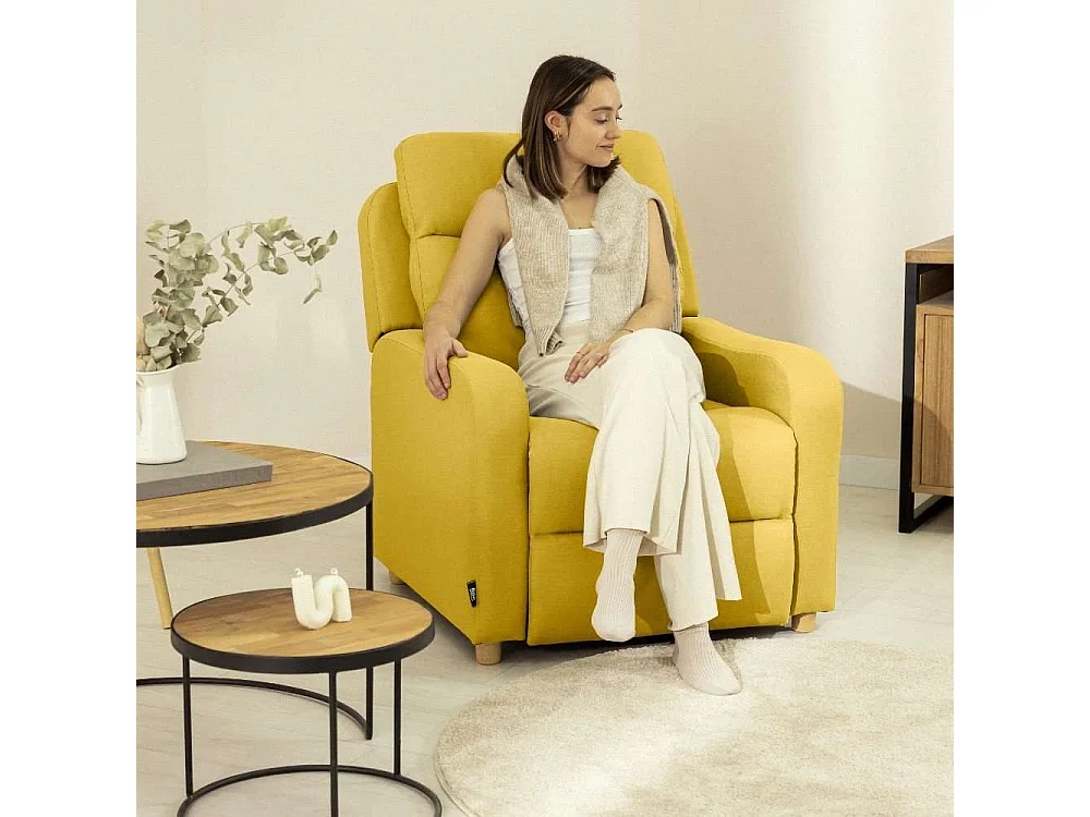 Sillón Relax  One Fabric Amarillo - Nalui