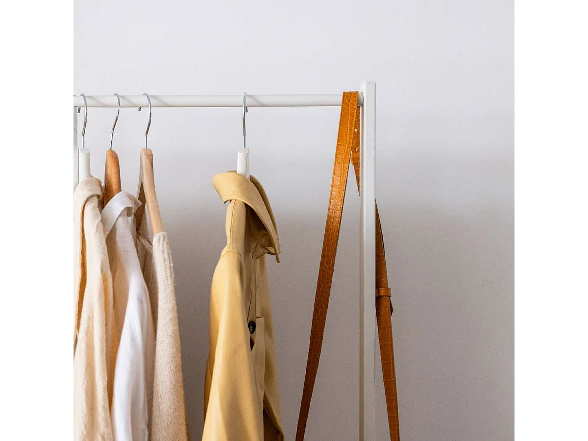 Perchero Burro  Hangy One 15 Blanco - Newlux