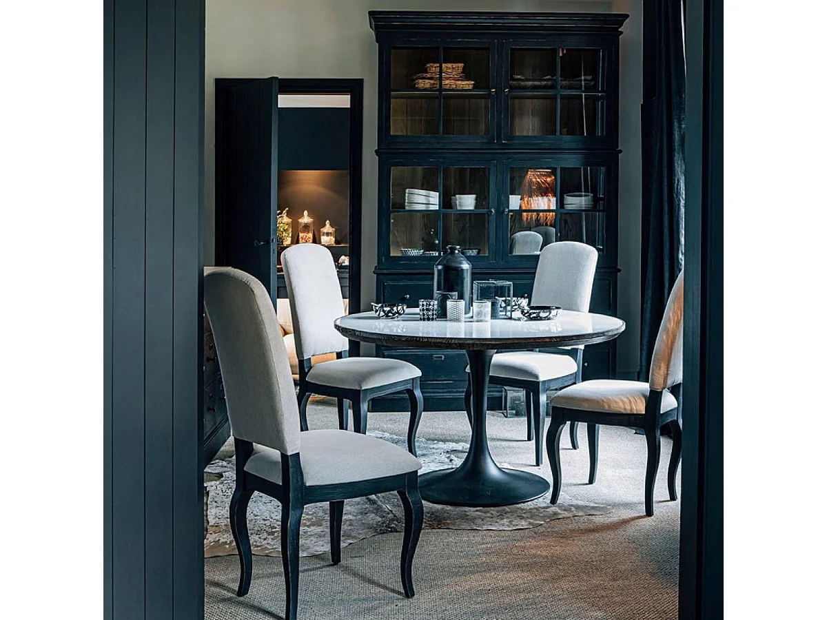 Chaise en Bois Noir de Qualité par Interior's