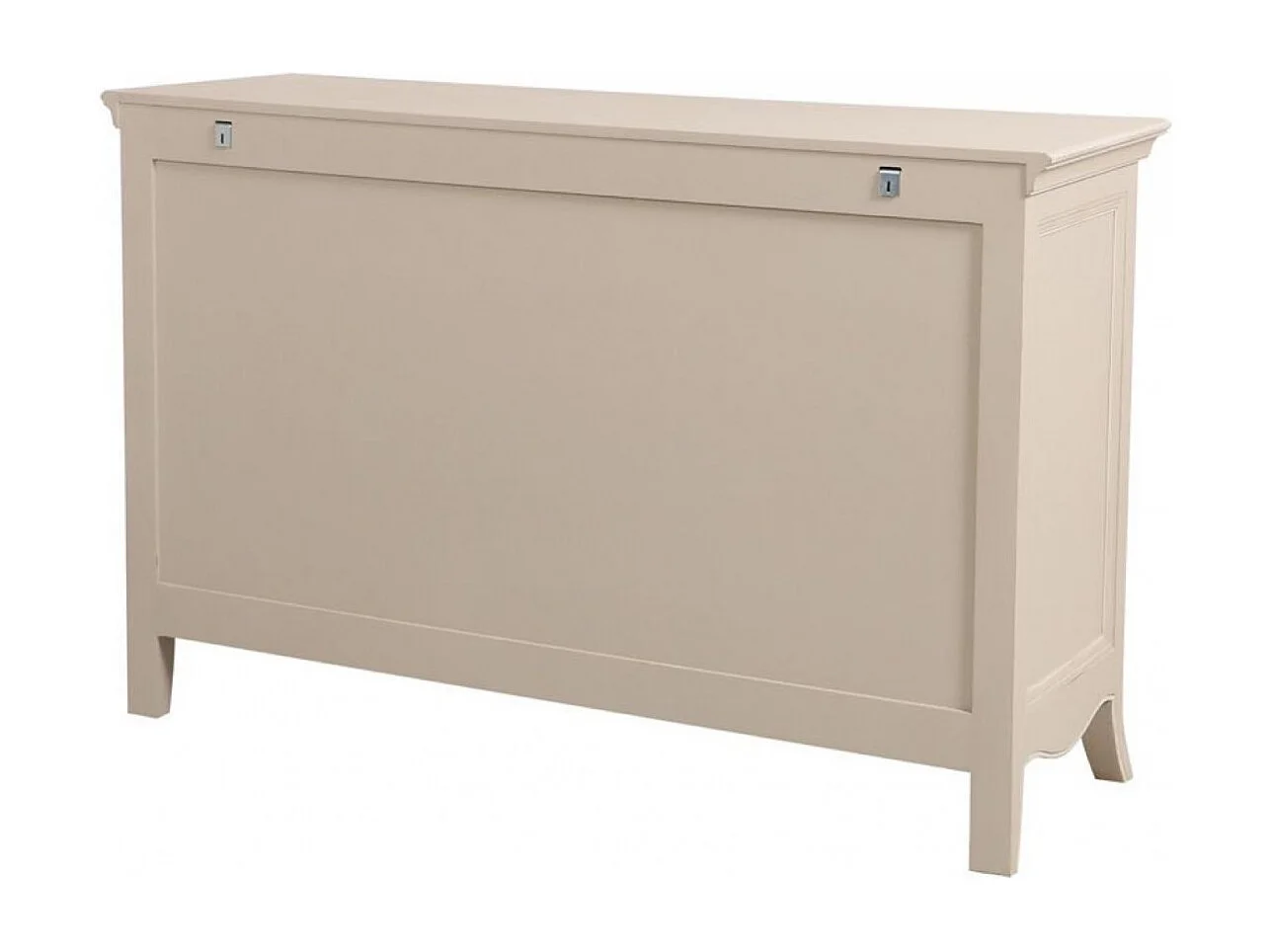 Buffet bas 2 portes MDF Blanc - Lubéron Interior's