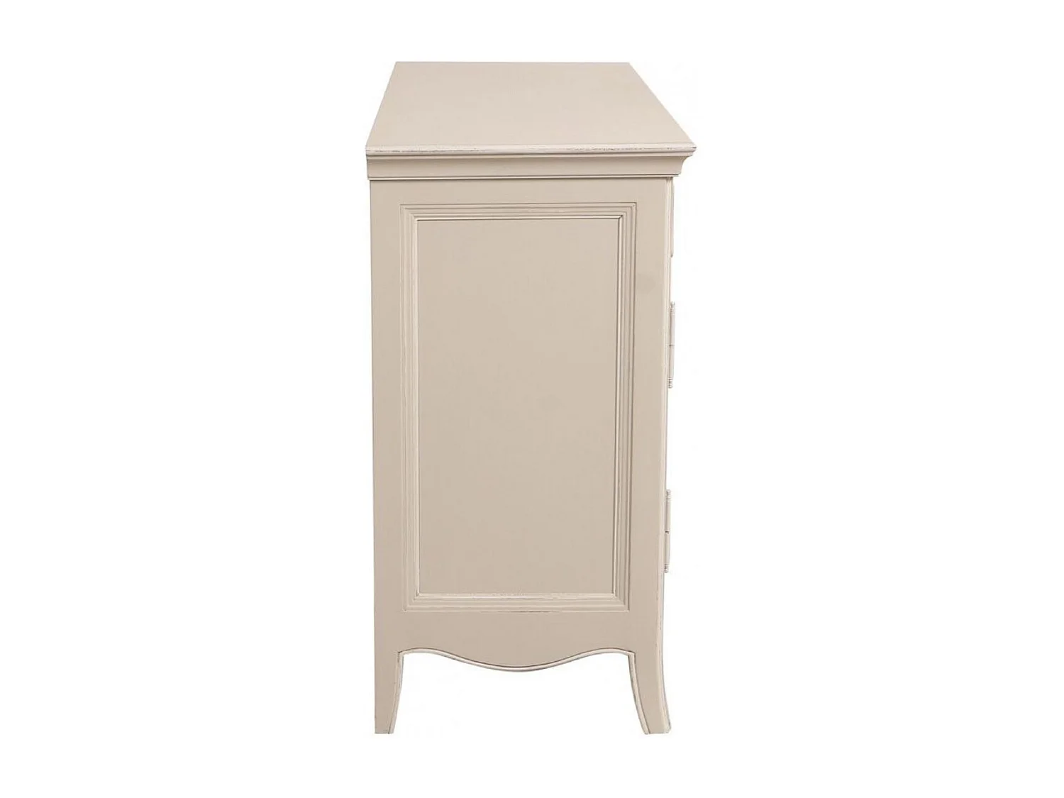 Buffet bas 2 portes MDF Blanc - Lubéron Interior's