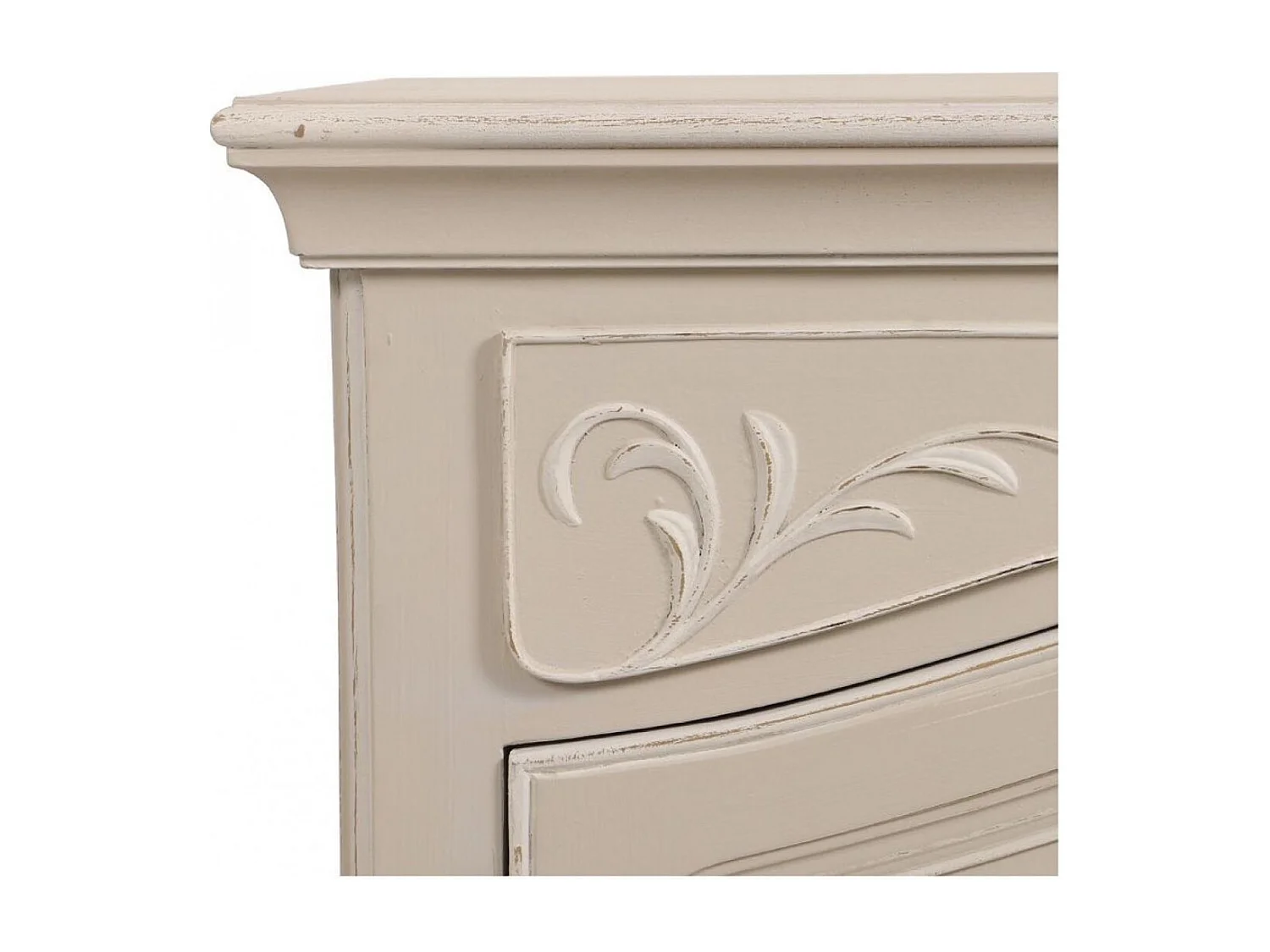 Buffet bas 2 portes MDF Blanc - Lubéron Interior's