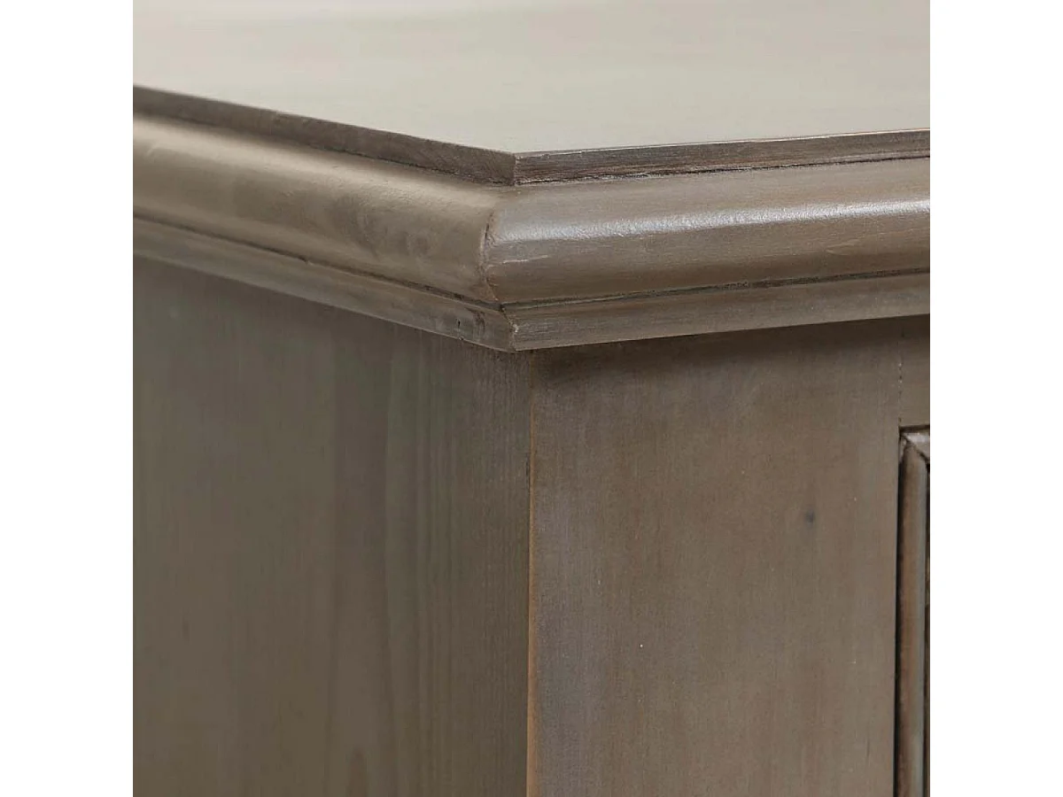 Buffet bas 2 tiroirs ouvert Bois Marron - Natural Interior's