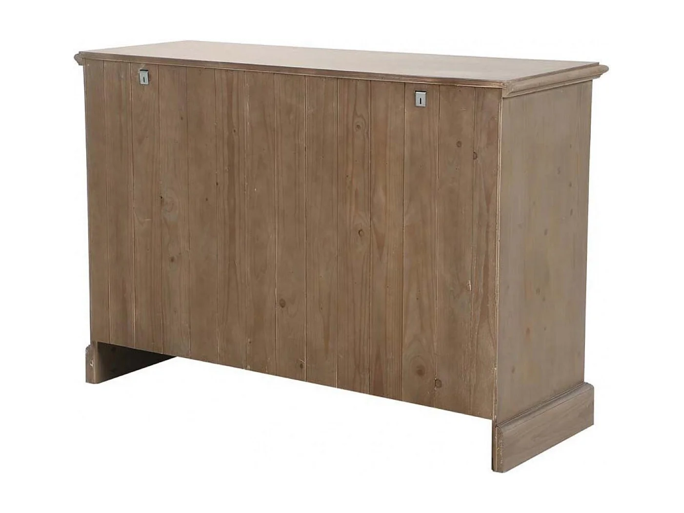Buffet bas 2 tiroirs ouvert Bois Marron - Natural Interior's
