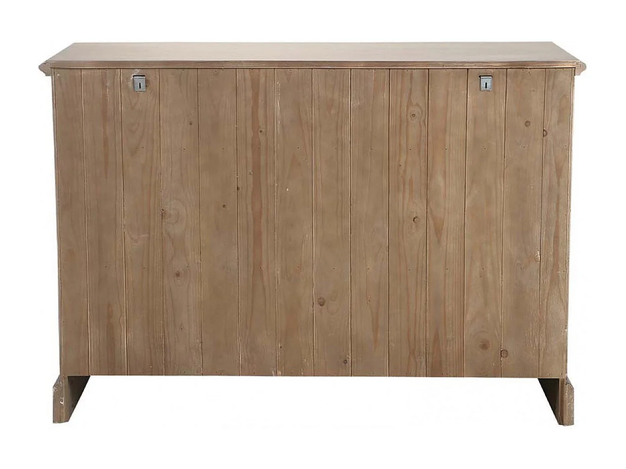 Buffet bas 2 tiroirs ouvert Bois Marron - Natural Interior's