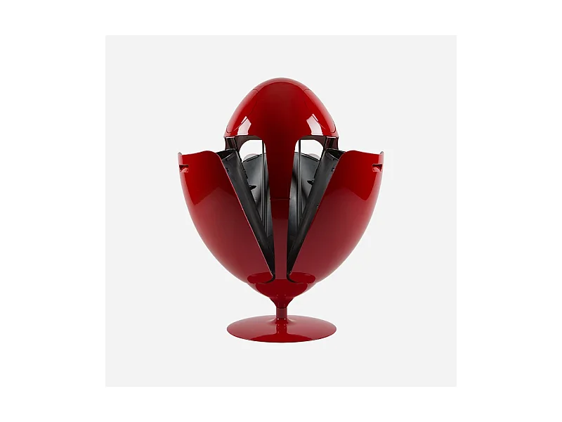 OVETTO GALA ROUGE BRILLANT  - Poubelle design pour le tri sélectif