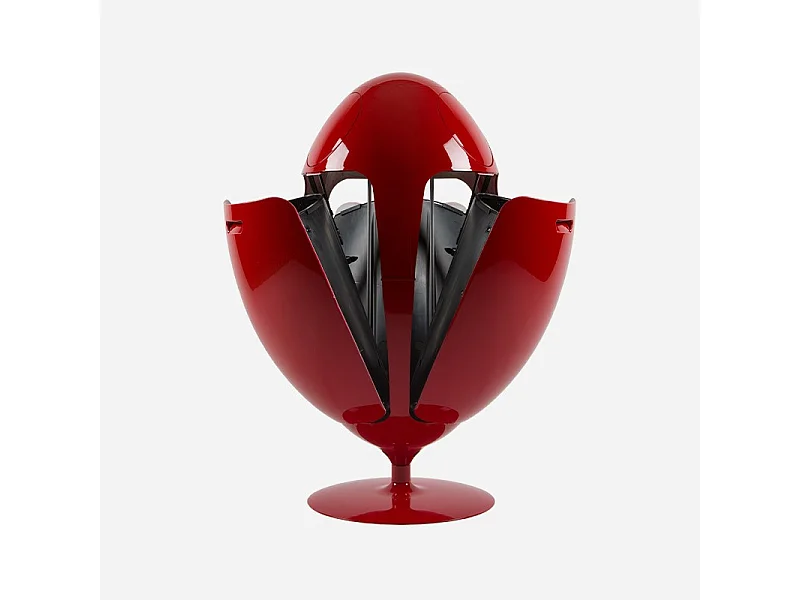 OVETTO GALA ROT GLÄNZEND – Abfalltrennungs-Mülleimer im modernen Design