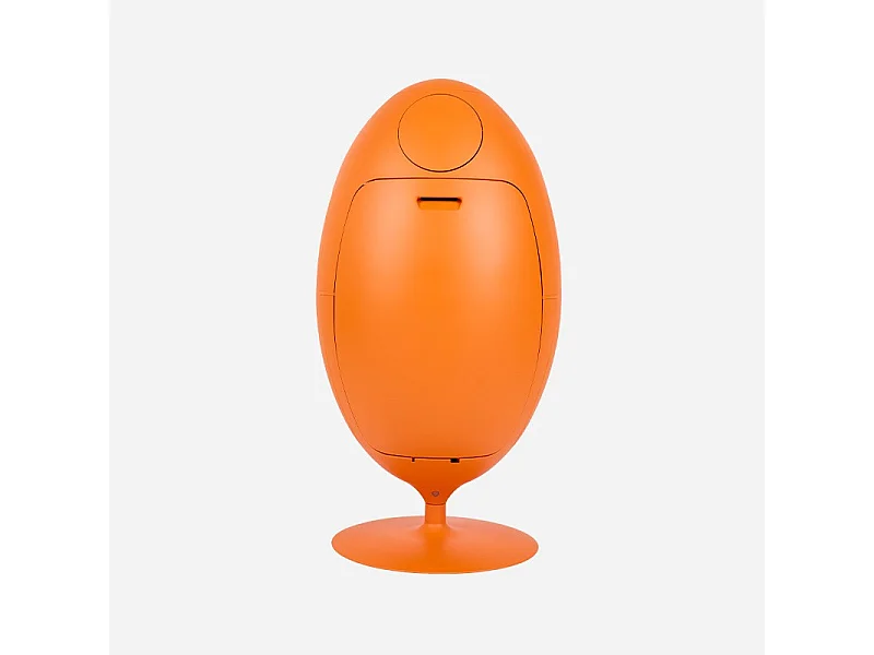 OVETTO GALA ORANGE MATT – Moderner Design-Mülleimer für Abfalltrennung