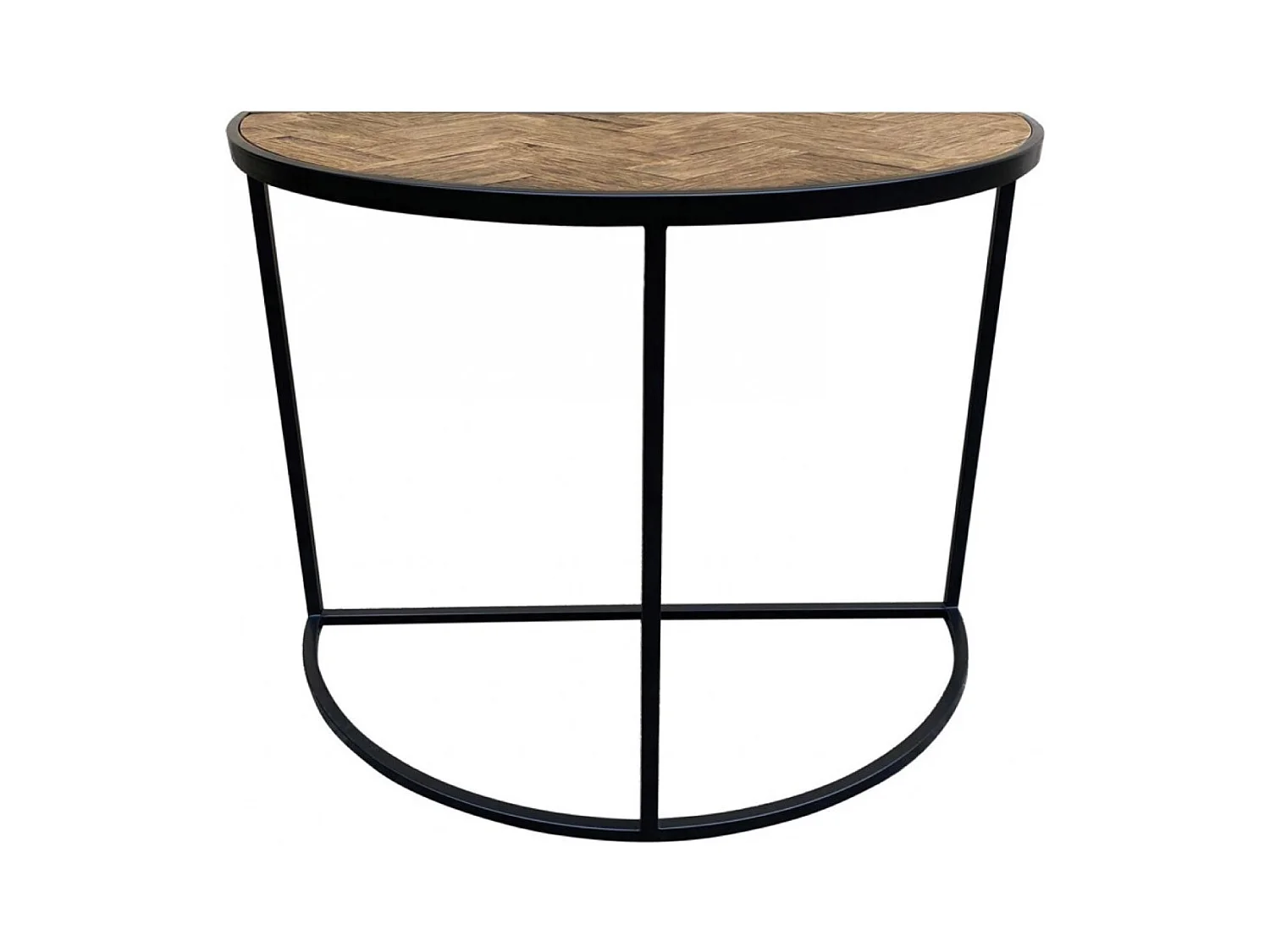 Console demi-lune Bois Marron - Haussmann Interior's