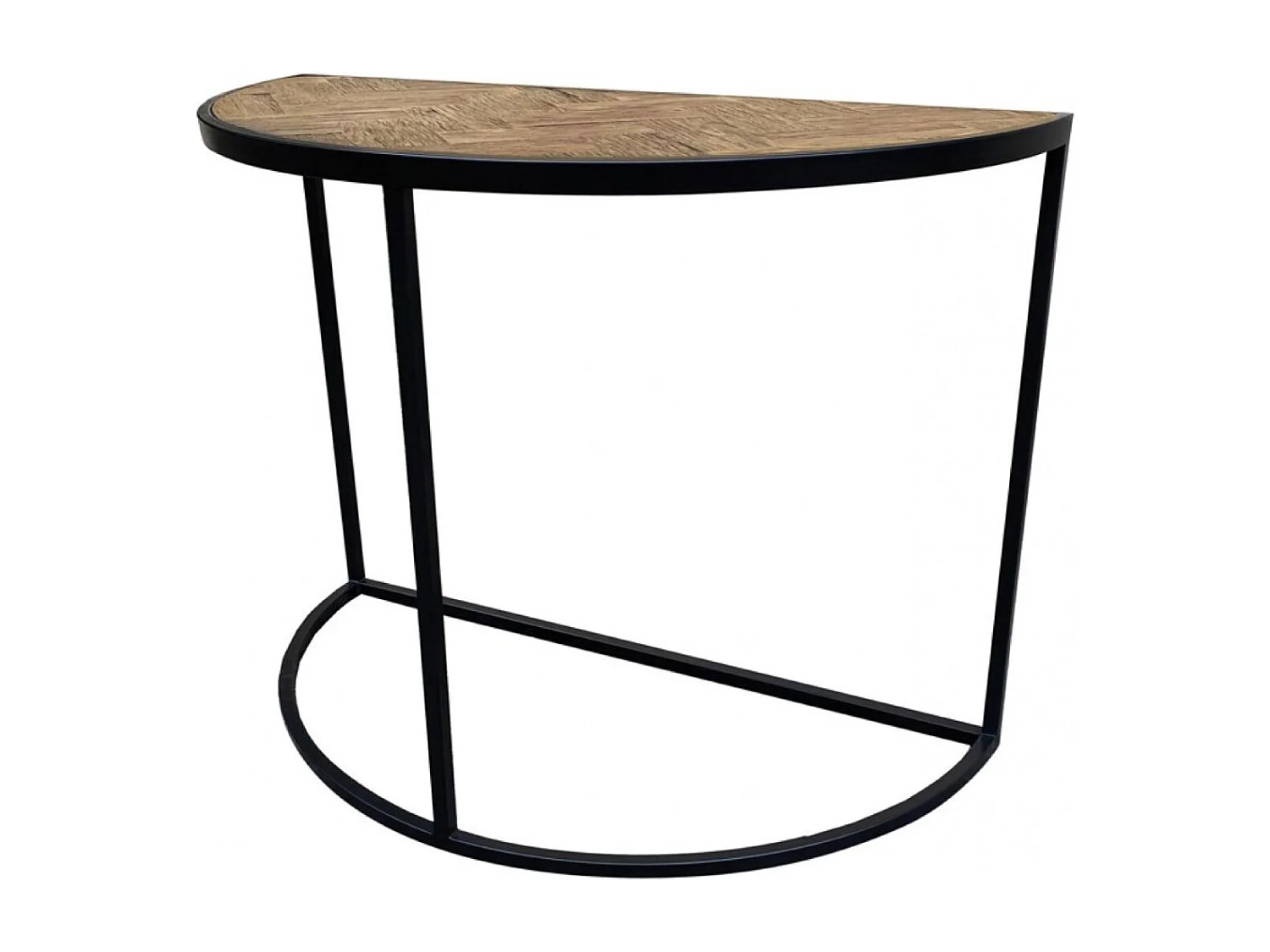 Console demi-lune Bois Marron - Haussmann Interior's