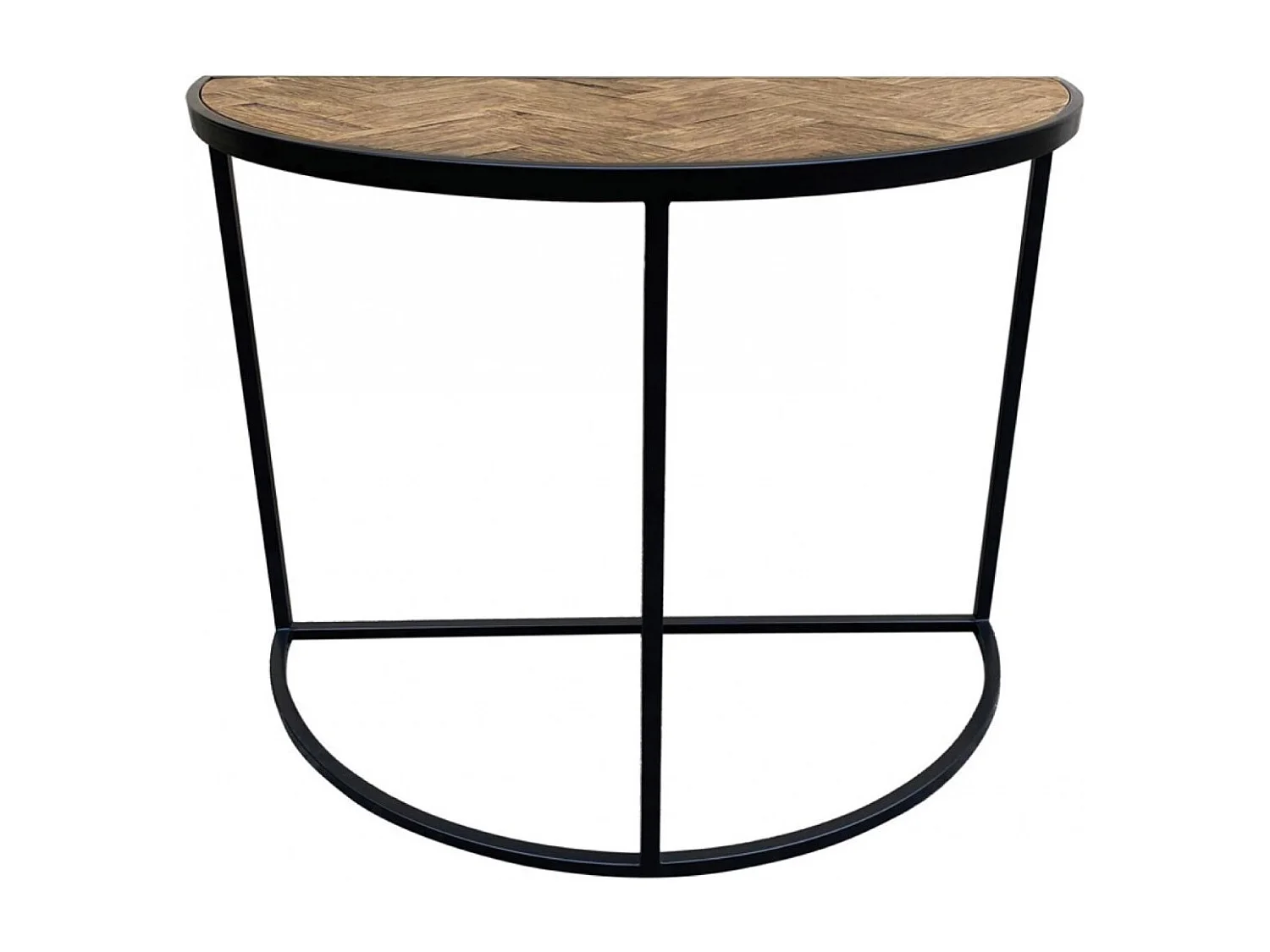 Console demi-lune Bois Marron - Haussmann Interior's