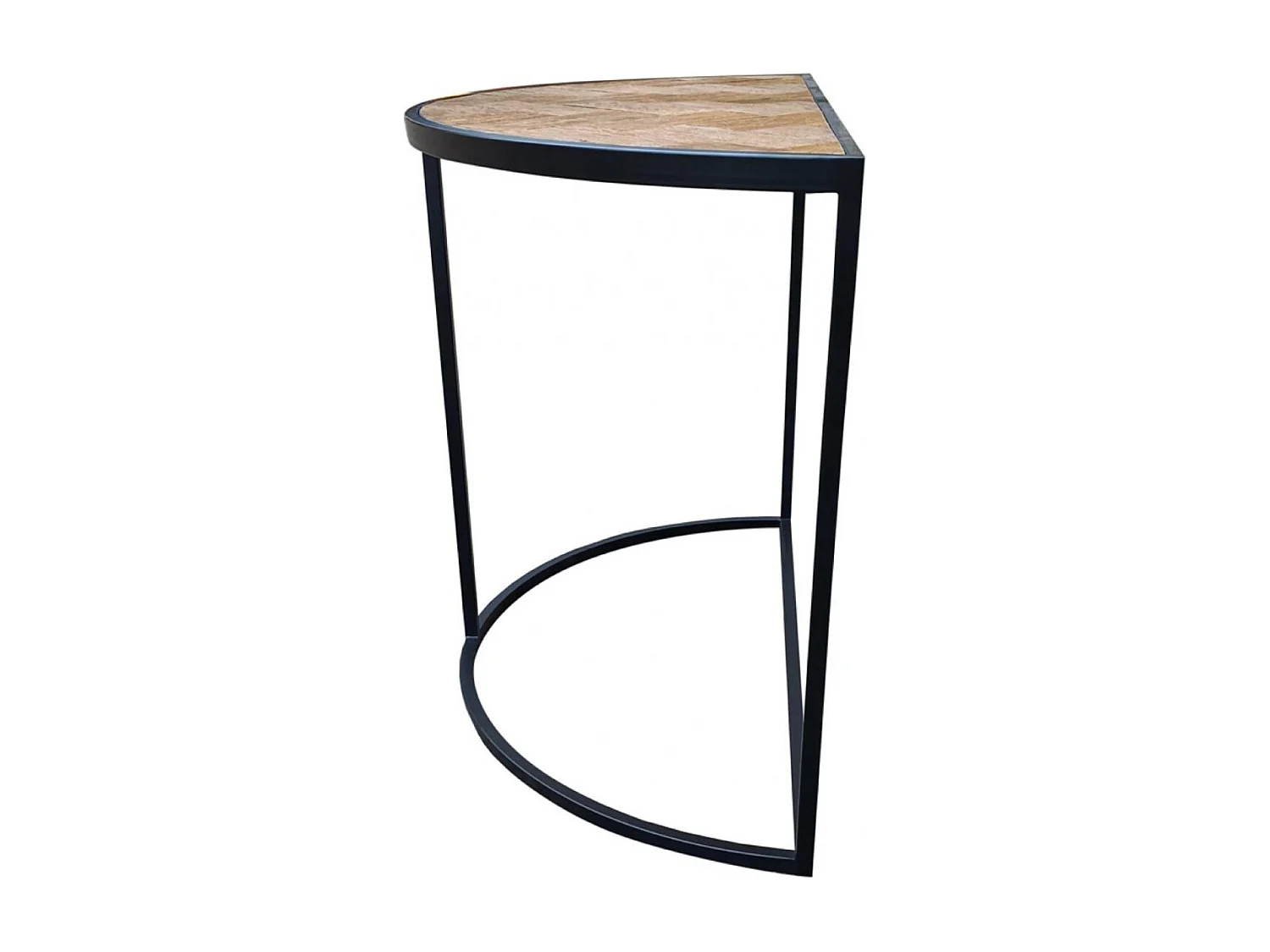 Console demi-lune Bois Marron - Haussmann Interior's