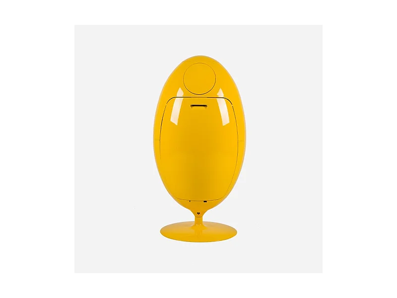 OVETTO GALA JAUNE BRILLANT  - Poubelle design pour le tri sélectif