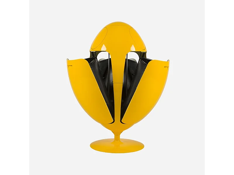 OVETTO GALA JAUNE BRILLANT  - Poubelle design pour le tri sélectif