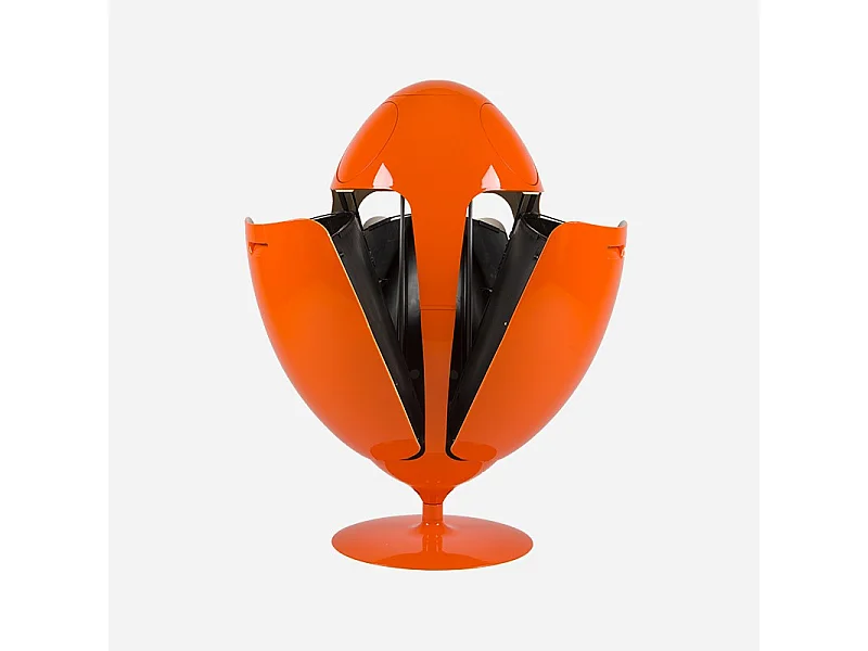 OVETTO GALA GLANZEND ORANJE – Design afvalbak voor afvalscheiding