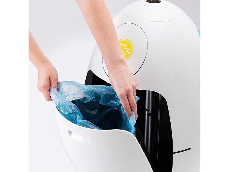 OVETTO GALA GLANZEND ORANJE – Design afvalbak voor afvalscheiding