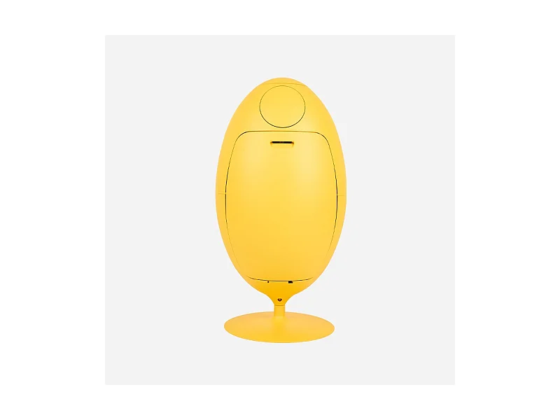 OVETTO GALA JAUNE MAT  - Poubelle design pour le tri sélectif