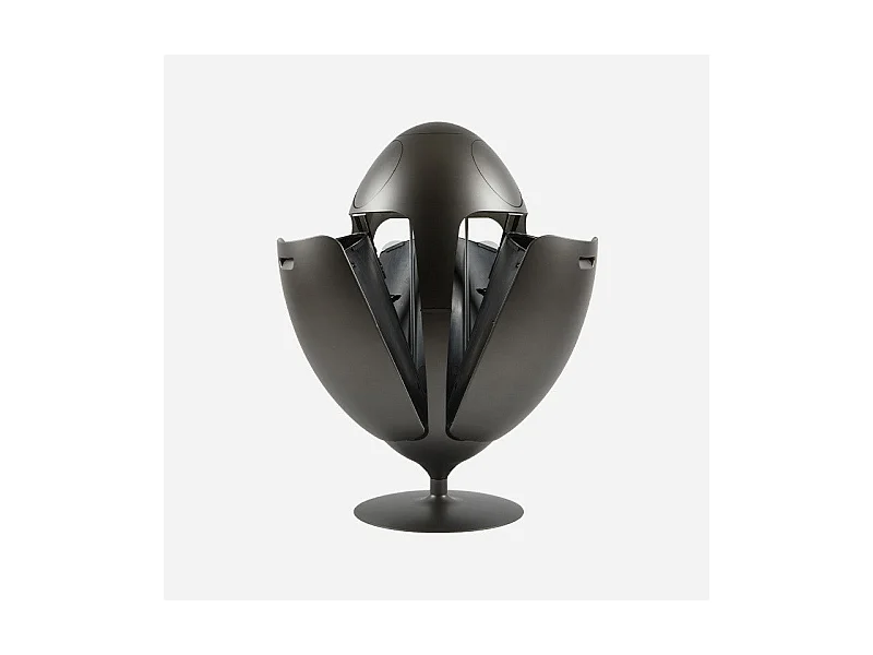 OVETTO METAL NIKEL  - Poubelle design pour le tri sélectif