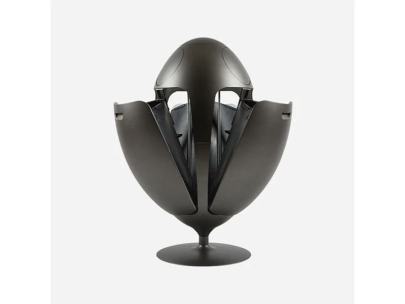 OVETTO METALL NICKEL – Moderner Design-Mülleimer für Abfalltrennung