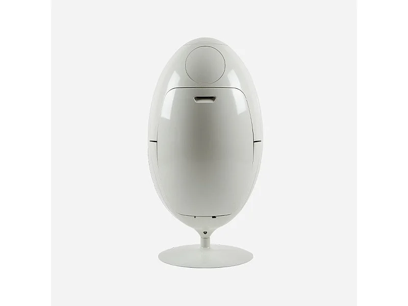 OVETTO ABS WEISS – Moderner Design-Mülleimer für Recycling