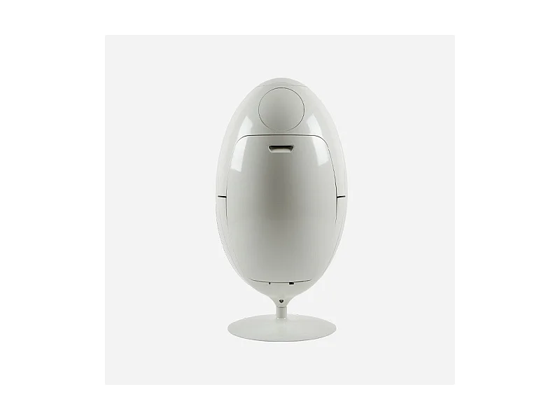 OVETTO ABS BLANC  - Poubelle design pour le tri sélectif