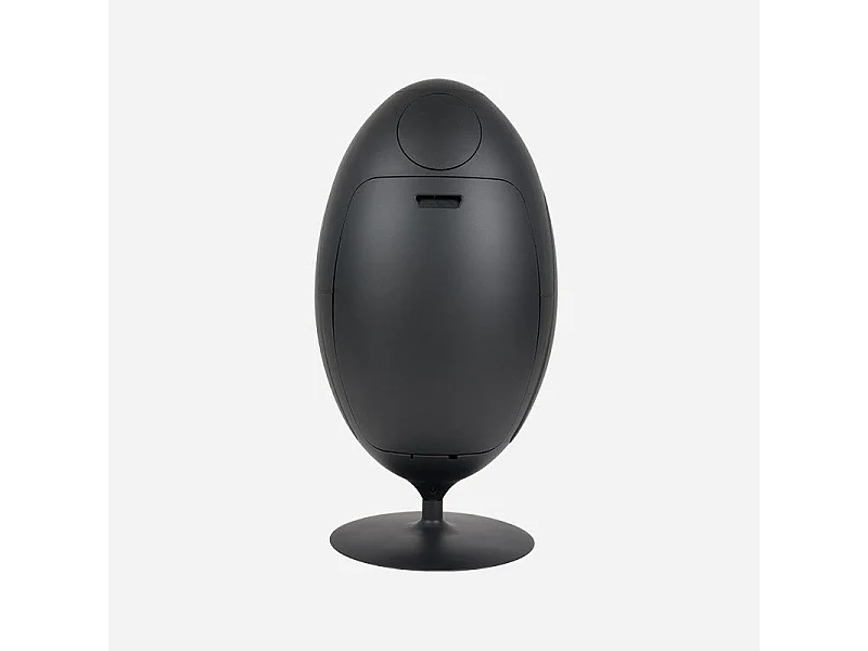 OVETTO GALA SCHWARZ MATT – Design-Mülleimer für die Müllsortierung