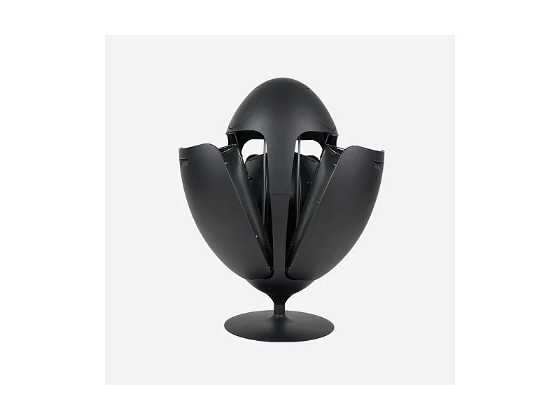 OVETTO GALA NOIR MAT  - Poubelle design pour le tri sélectif
