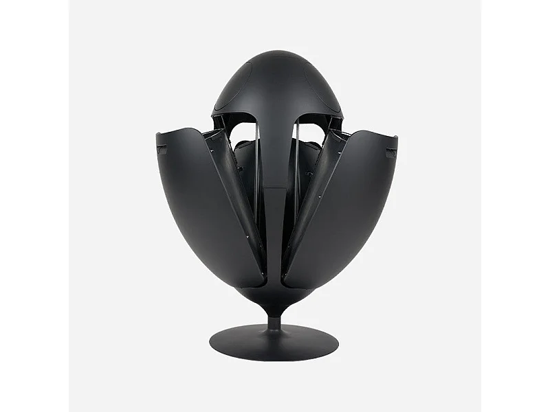 OVETTO GALA NOIR MAT  - Poubelle design pour le tri sélectif